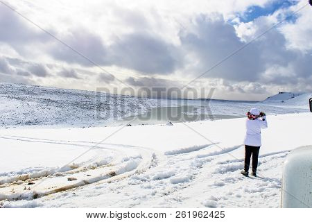 Langjokull Glacier In Iceland