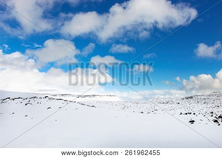 Langjokull Glacier In Iceland
