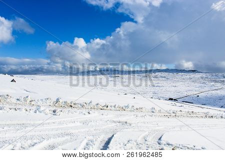Langjokull Glacier In Iceland
