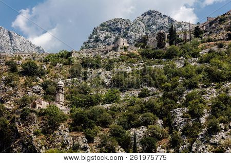 Fortifications Of Kotor, Montenegro .