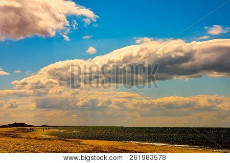Photo Picture Empty Mediterranean Sand Beach In South France