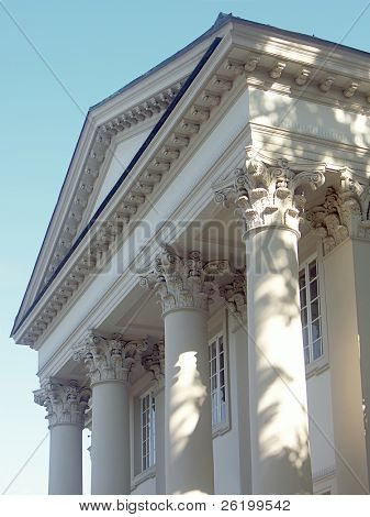 Tympanum and columns