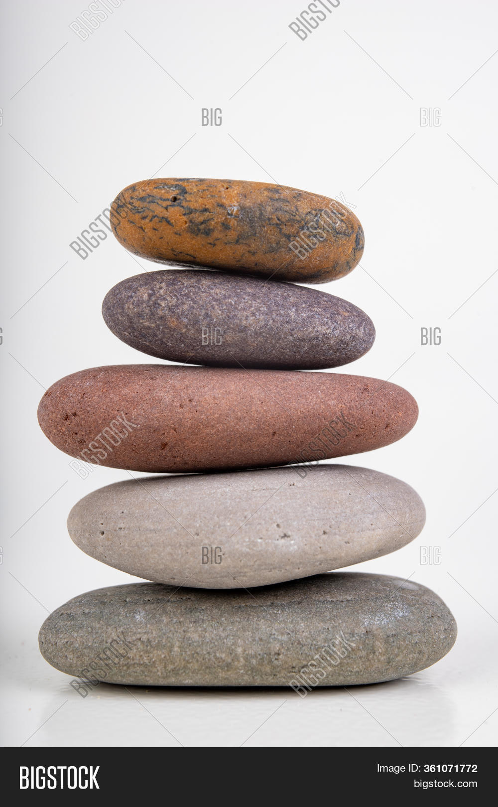 Round Stones Stacked. Image & Photo (Free Trial) Bigstock