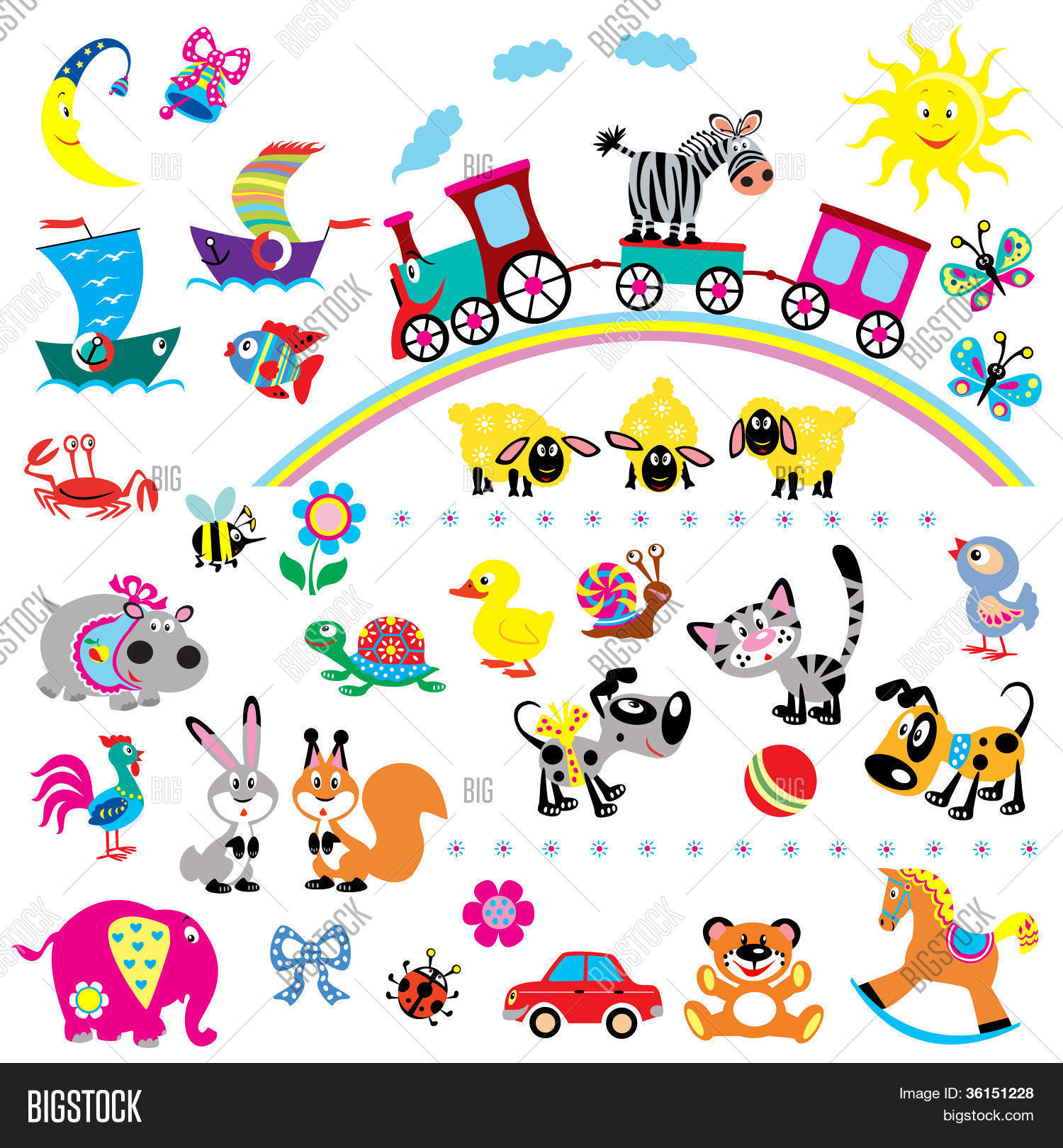 Simple Children Vector & Photo (Free Trial) | Bigstock