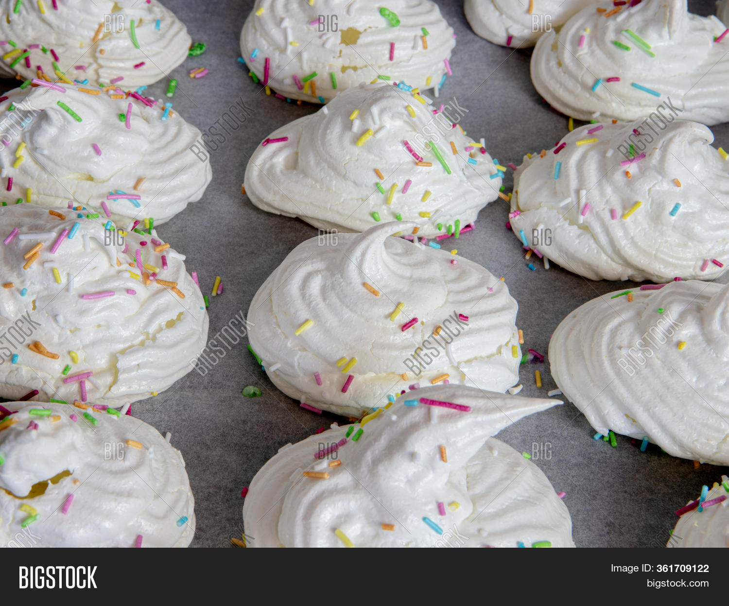 Meringues Cooked Oven Image & Photo (Free Trial) Bigstock