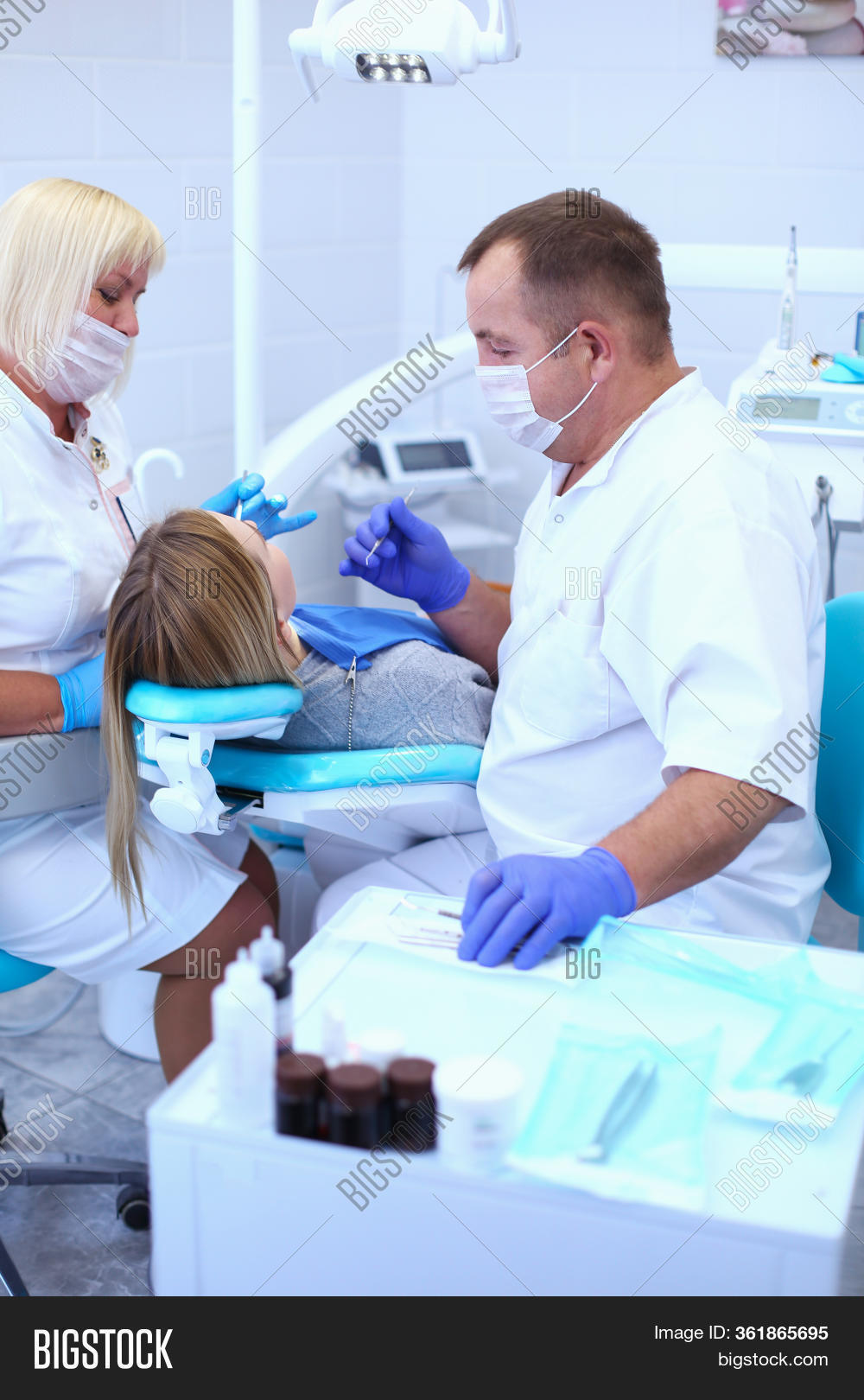 Dentist His Assistant Image & Photo (Free Trial) Bigstock