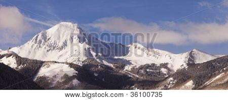 Colorado kış Panorama manzara