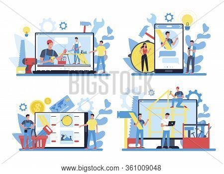 Woodworker Or Carpenter Online Service Or Platform On Differernt