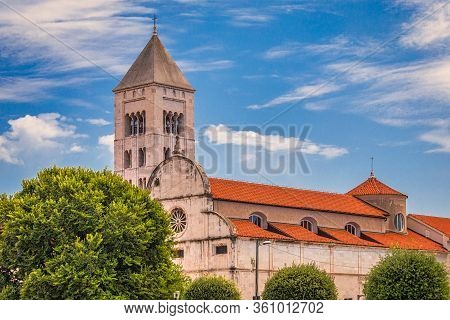 Church Of St. Mary, A Benedictine Monastery Located In Zadar, Croatia, Europe.