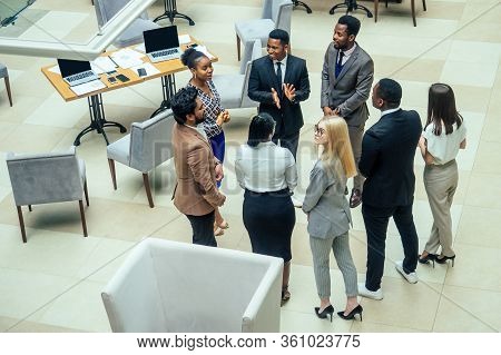 Asian Business Person In Multiracial. Diversity Business People Form By Different Races, Indian, Mal