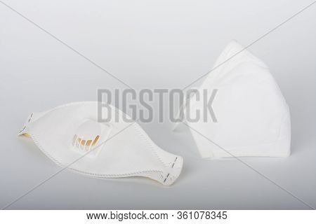 Face Respirator Ffp1 And Face Respirator Ffp2, Personal Protective Equipment To Protect Against The 