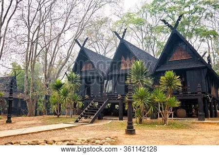 Baan Dam - The Black House And Black Temple In Chiang Rai - Tourist Destination In The North Thailan