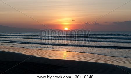 beautiful tropical sunset