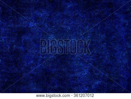 Dark Blue Grunge Background With Slightly Glowy Elements