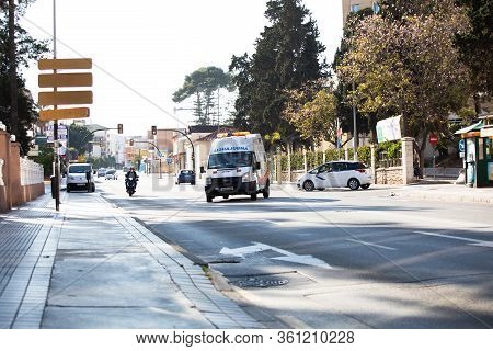 MÁlaga, Spain - April 10, 2020. Hospital Carlos Haya De Málaga, Health Personnel, The Fighters Again