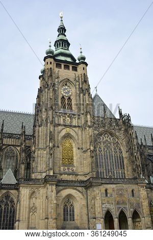 Prague, Czech Republic. March, 31, 2014. St. Vitus Cathedral