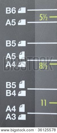 紙サイズ A3、A4、A5、B4、B5、B6 レーザー複写機に