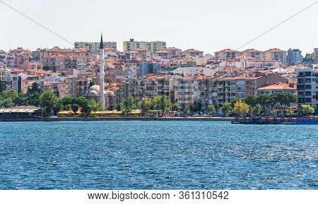 Embankment Of The Canakkale In Turkey