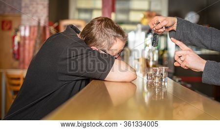 A Publican Prohibits A Drunk Guest From Driving A Car