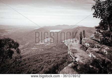 Valley View From Boroka Lookout Over Halls Gap