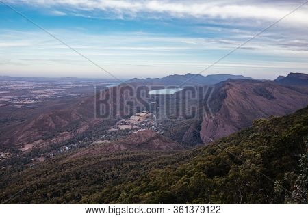 Valley View From Boroka Lookout Over Halls Gap
