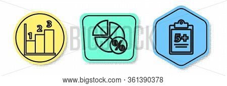 Set Line Graph, Schedule, Chart, Diagram, Equation Solution And Mathematics Function Sine. Colored S