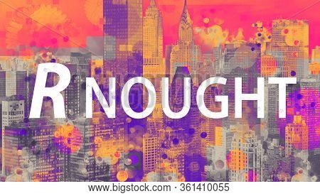 R Nought Theme With The New York City Skyline Background