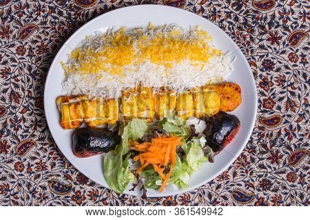 Iranian Kabab Koobideh.