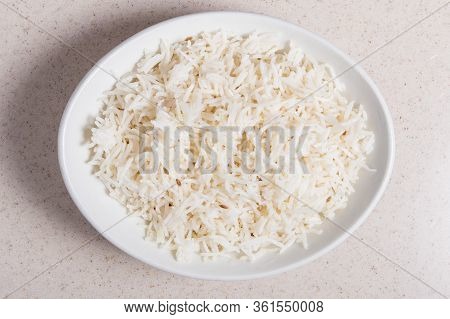 Portion Of A Steam Rice