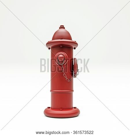 Firehydrant Isolated On White Background 3d Illustration