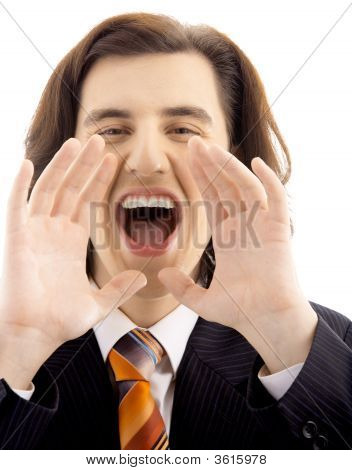 Muž v obleku
