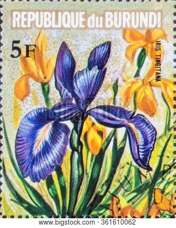 Saint Petersburg, Russia - March 15, 2020: Postage Stamp Issued In The Burundi With The Image Of The
