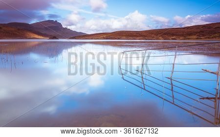 Loch Leathan During Antumn, Isle Fo Skye, Scotland.