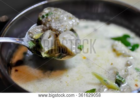 Thai Soup, Fish Soup Or Fried Fish Soup Or Spicy Fish