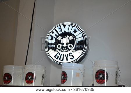 Pasay, Ph - July 28: Chemical Guys Booth Signage At Bumper To Bumper Prime Car Show On July 28, 2019