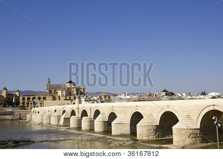 大聖堂とローマ橋。コルドバ