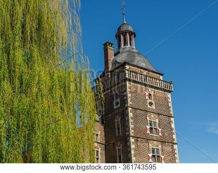 the Castle of raesfeld in the german muensterland