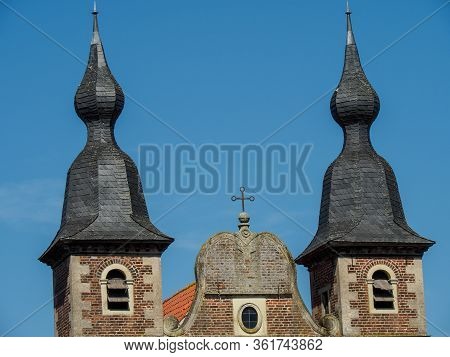the Castle of raesfeld in the german muensterland