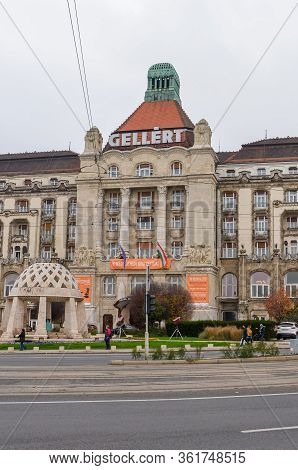 Budapest, Hungary - Nov 6, 2019: Famous Danubius Hotel Gellert In The Hungarian Capital. Art Nouveau