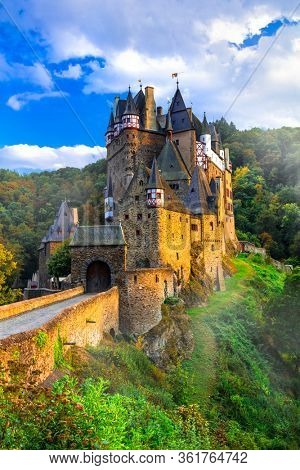 One of the most beautiful medieval castles of Germany - imppressive Burg Eltz