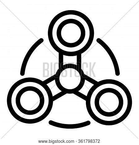 Operating Room Light Icon. Outline Operating Room Light Vector Icon For Web Design Isolated On White