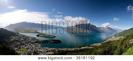 Gebirge der Remarkables von Bobs Gipfel