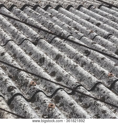 Roofing Detail With Dangerous Asbestos Panels