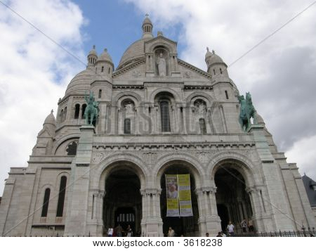 Basilique Du Sacre Coeur v Paříži