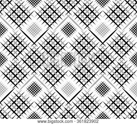Diagonal Line Gride Seamless Texture Vector Fabric