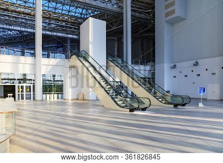 Sochi, Russia - September 1, 2014: New Modern Building Of The Main Olympic Media Center Is Now The V