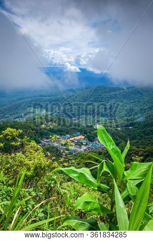 Doi Pui Mong Hill Tribe Village Landscape, Chiang Mai, Thailand