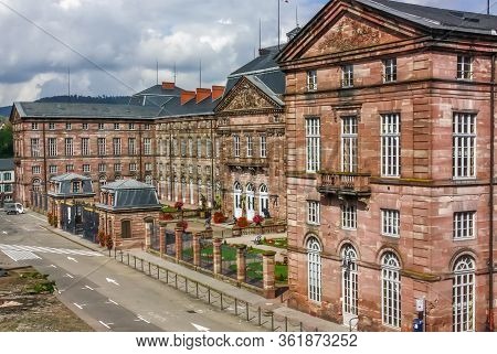 Rohan Castle Is An Eighteenth-century Neoclassical Palace In The City Of Saverne In Alsace, France