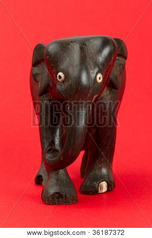 Very Old Ivory Statue Of An Elephant