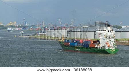 Containership With Containers